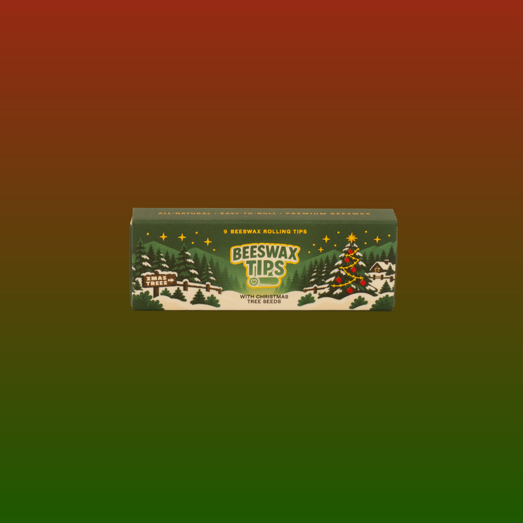 *AVAILABLE November 1, 2026* Christmas Tree Tips by Beeswax Tips™ | Plantable Beeswax Rolling Tips with Colorado Blue Spruce Seeds, 9 Pack