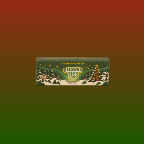 *AVAILABLE November 1, 2026* Christmas Tree Tips by Beeswax Tips™ | Plantable Beeswax Rolling Tips with Colorado Blue Spruce Seeds, 9 Pack