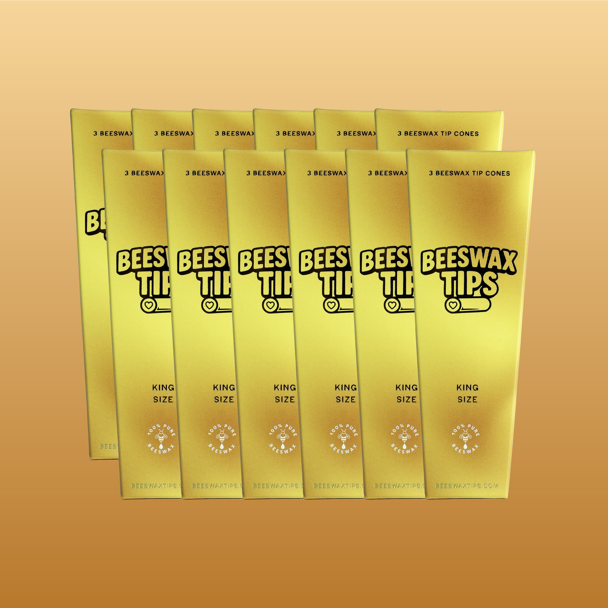 Beeswax Tip Cones - King Size