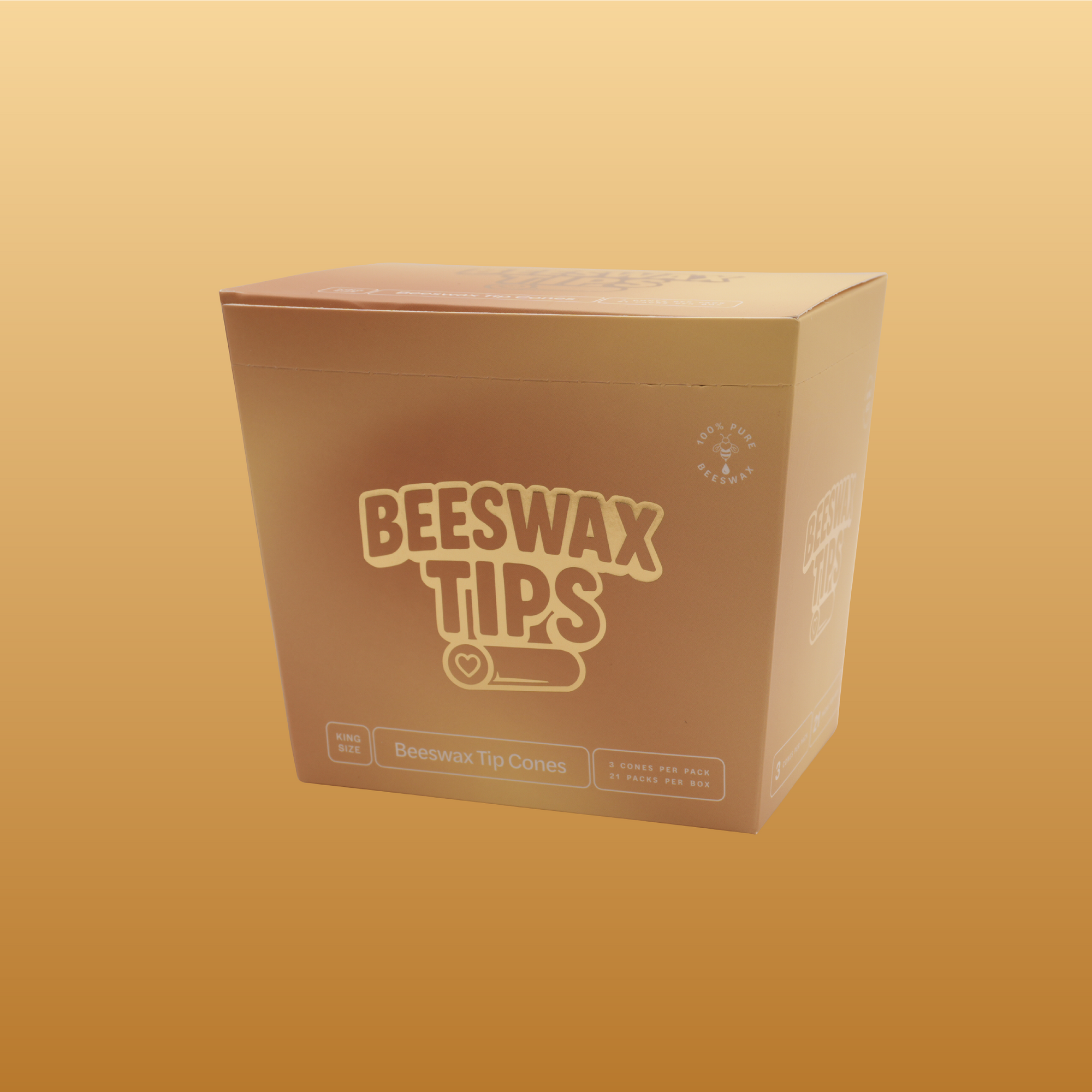 Beeswax Tip Cones - King Size