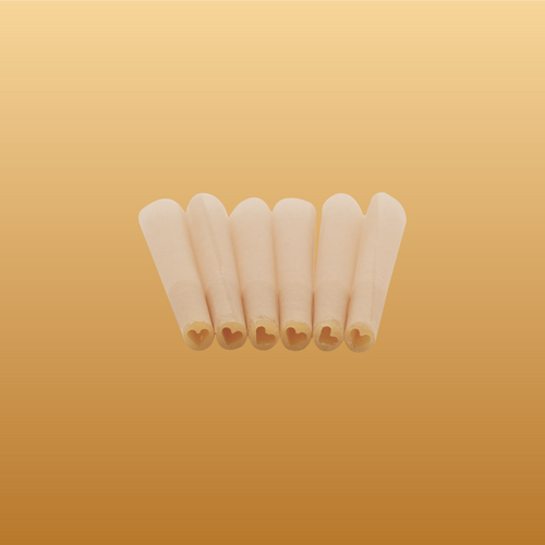 Beeswax Tips™ 1 1/4 Size Cones | Unbleached Pre-Rolled Natural Cones