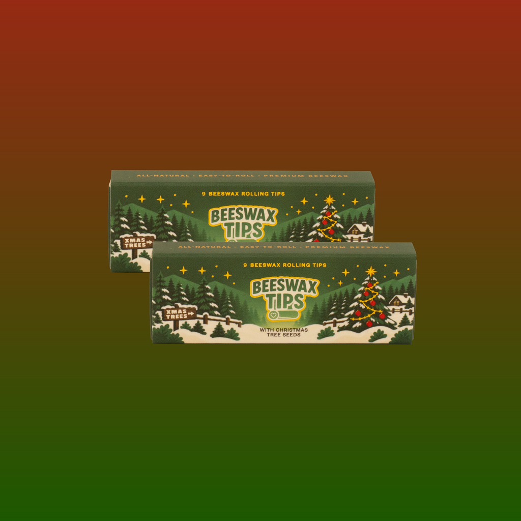 *AVAILABLE November 1, 2026* Christmas Tree Tips by Beeswax Tips™ | Plantable Beeswax Rolling Tips with Colorado Blue Spruce Seeds, 9 Pack