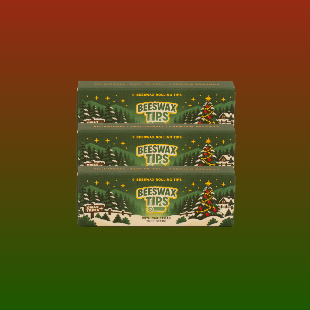 *AVAILABLE November 1, 2026* Christmas Tree Tips by Beeswax Tips™ | Plantable Beeswax Rolling Tips with Colorado Blue Spruce Seeds, 9 Pack