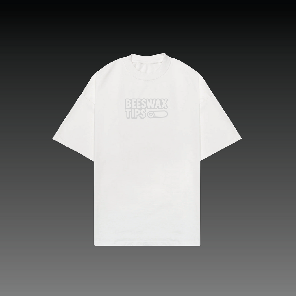 Monochrome White Puff T-Shirt | Beeswax Tips™ Streetwear