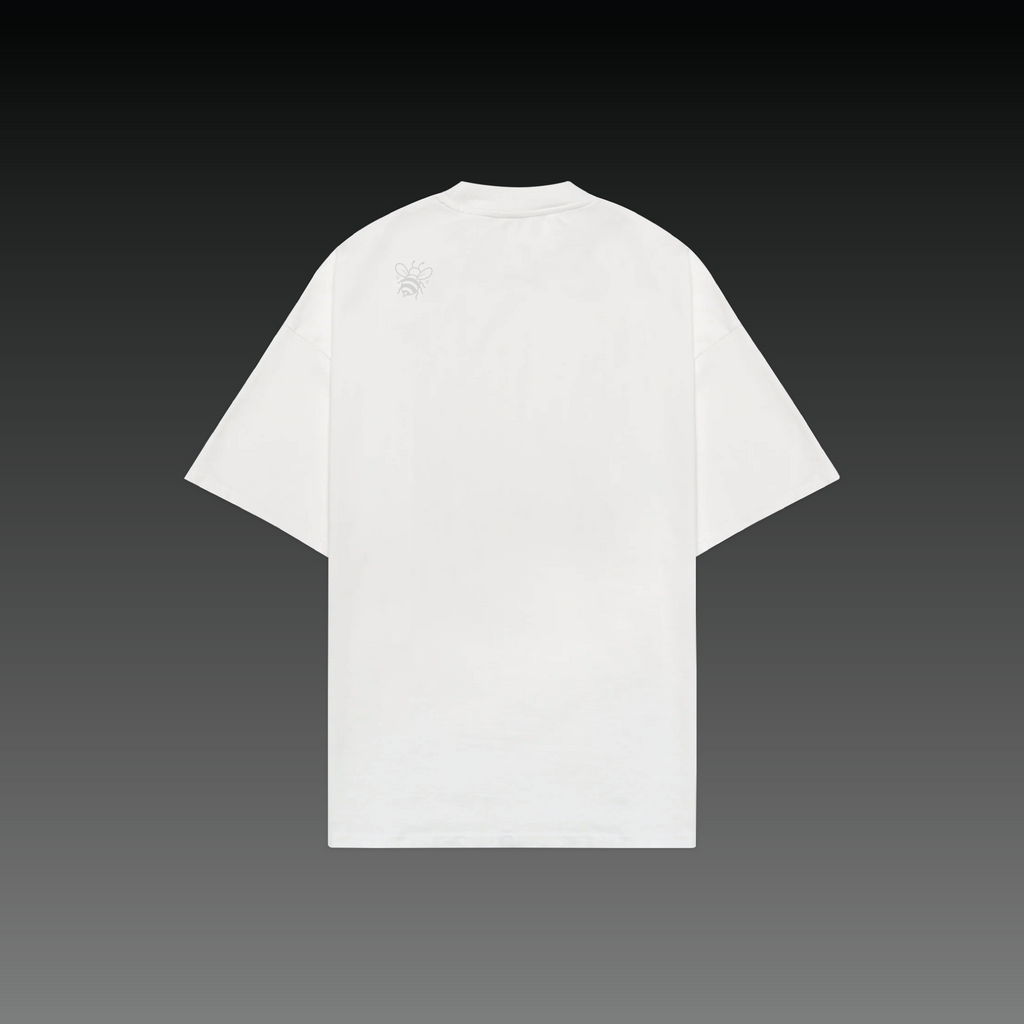 Monochrome White Puff T-Shirt | Beeswax Tips™ Streetwear