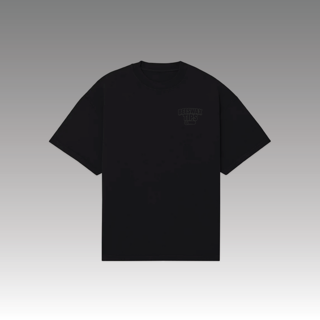 Monochrome Black Puff T-Shirt | Beeswax Tips™ Streetwear