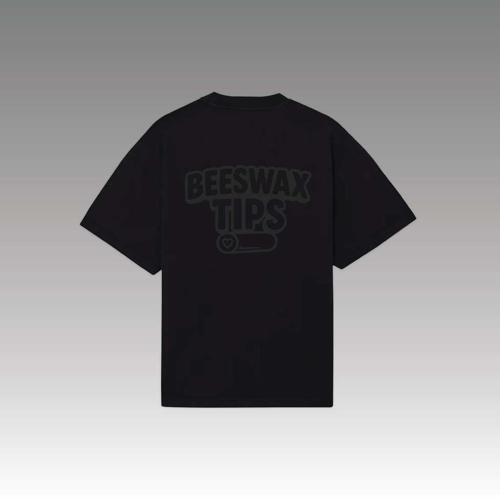 Monochrome Black Puff T-Shirt | Beeswax Tips™ Streetwear