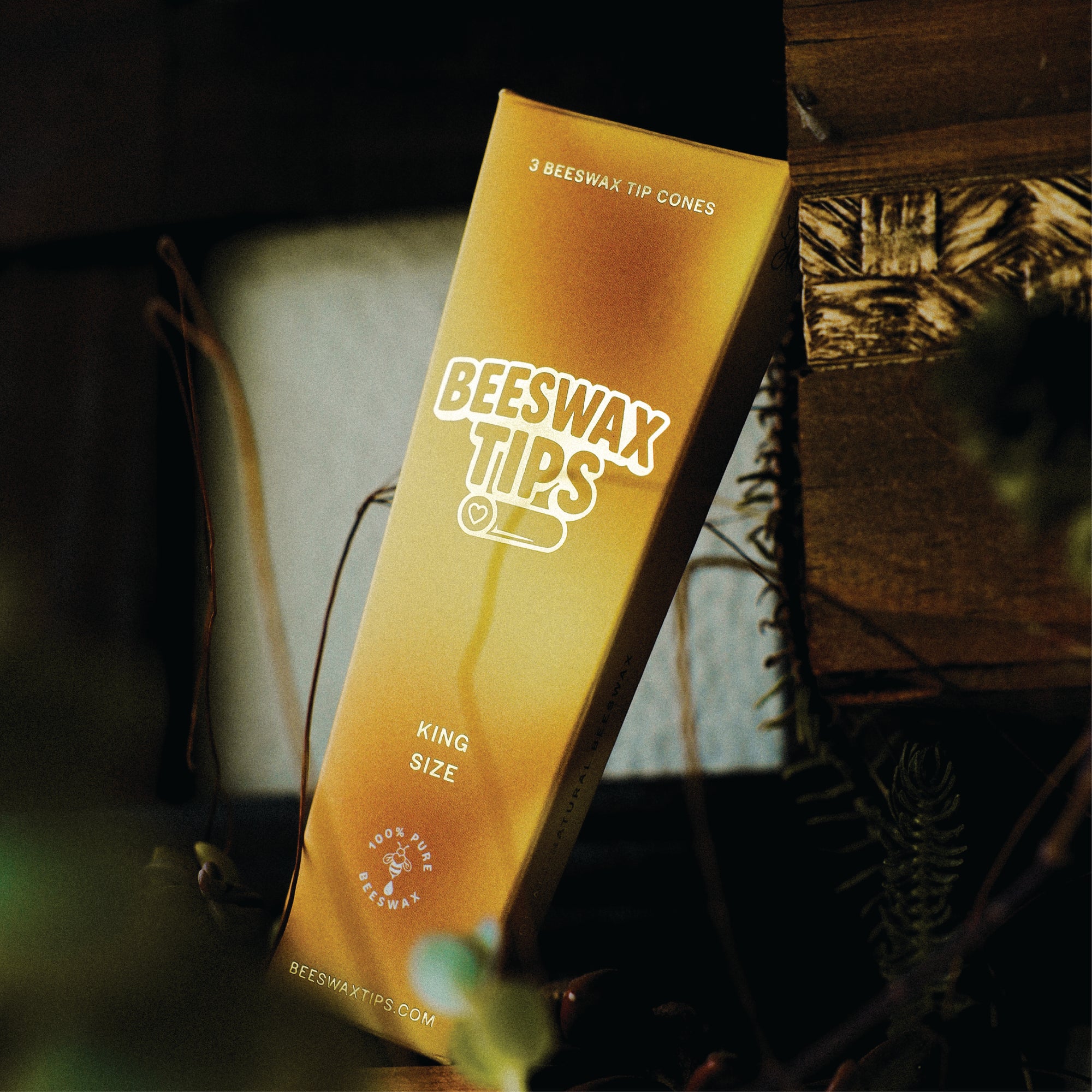 Beeswax Tip Cones - King Size